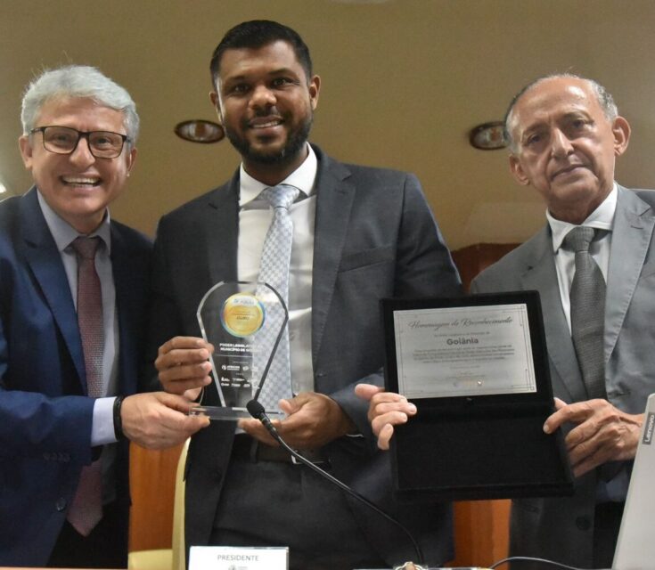 Câmara de Goiânia recebe certificado do Selo Ouro em Transparência da Atricon